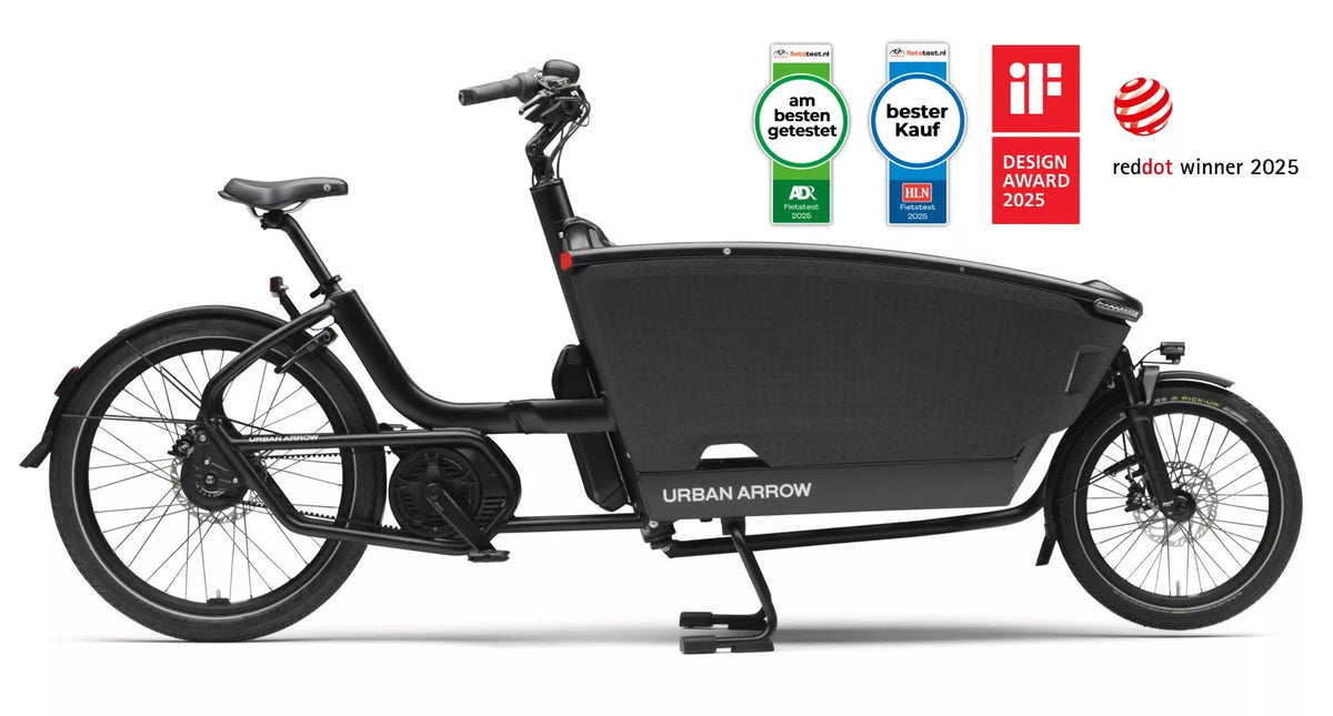 Urban Arrow FamilyNext Advanced 2026 – Schwarz – 545 Wh – 75 Nm